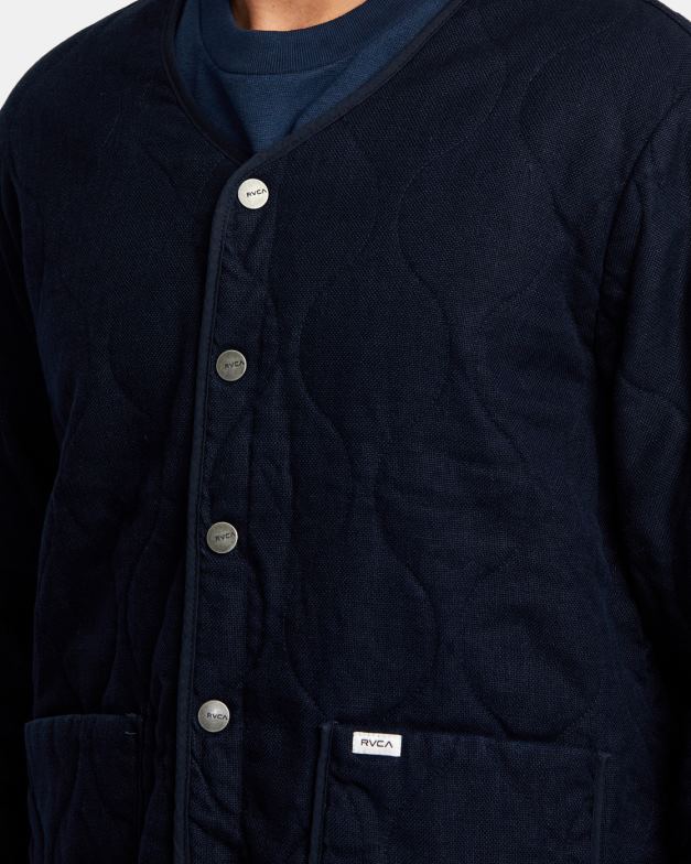 衣類 TP8J1020 インジゴ RVCA 男性 ハイグレードジャケット