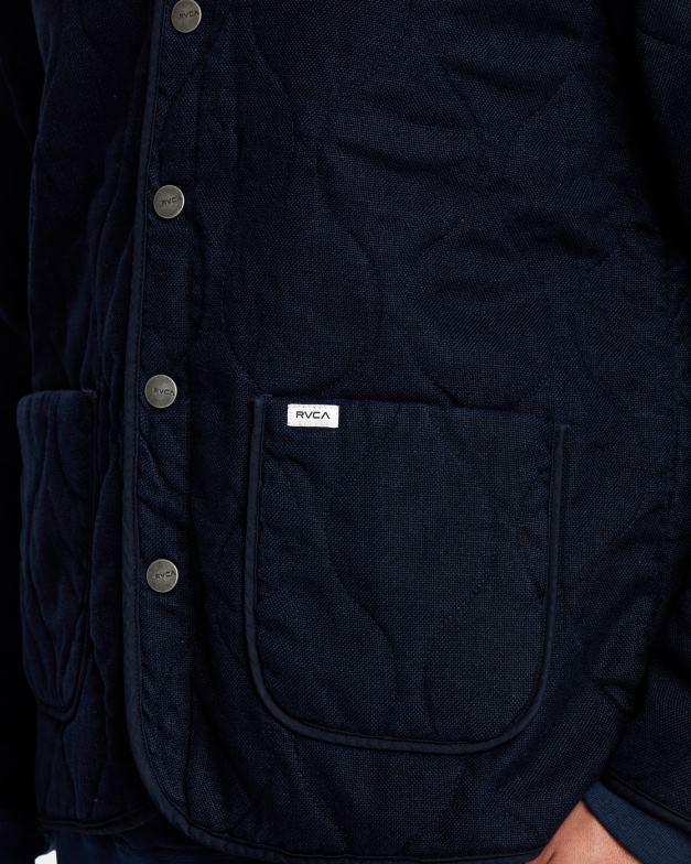 衣類 TP8J1020 インジゴ RVCA 男性 ハイグレードジャケット