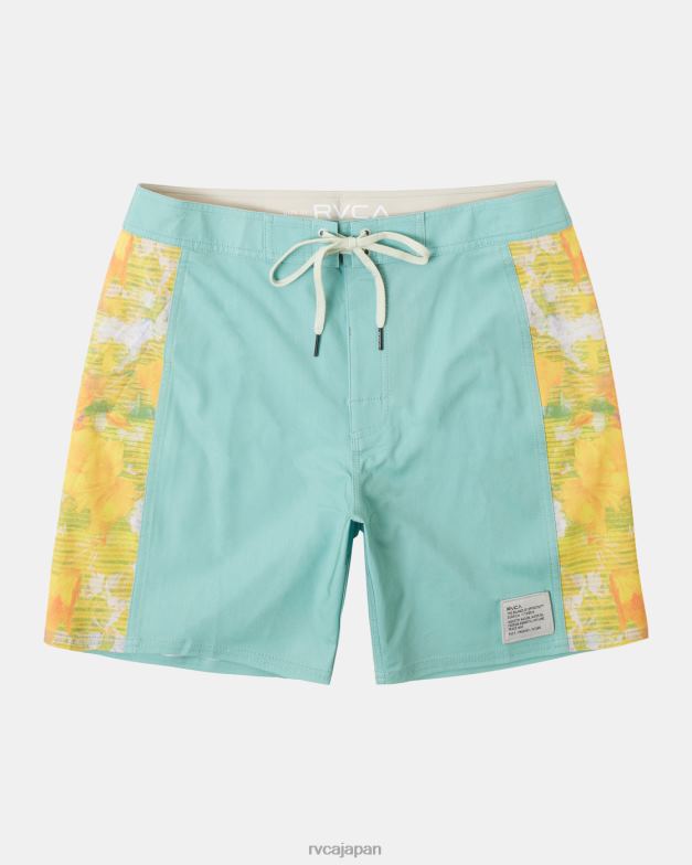 ボトムス TP8J1023 緑のもや RVCA ユニセックス カットパーム 17 ボードショーツ