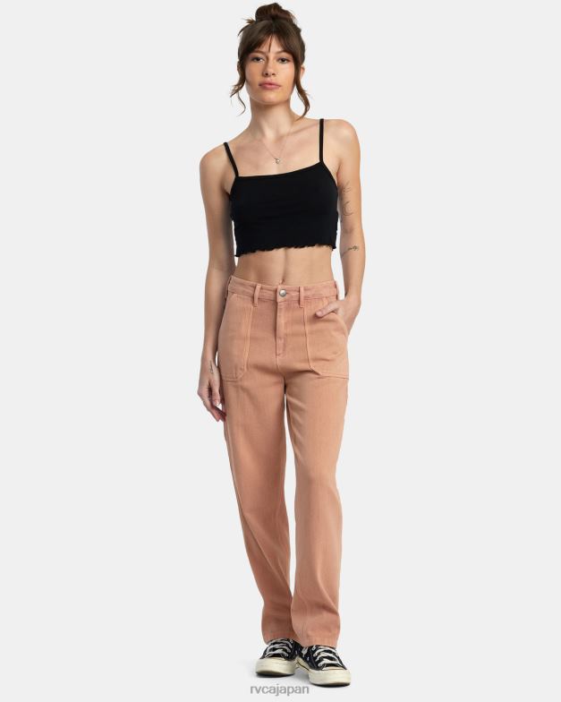 衣類 TP8J1027 コルク RVCA 女性 リセッションコレクションのワークウェアパンツ