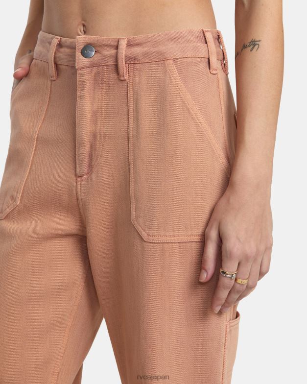 衣類 TP8J1027 コルク RVCA 女性 リセッションコレクションのワークウェアパンツ