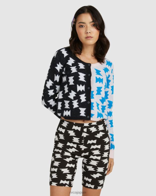 衣類 TP8J1037 黒、白 RVCA 女性 lp x klw プッシュイットバイクショーツ