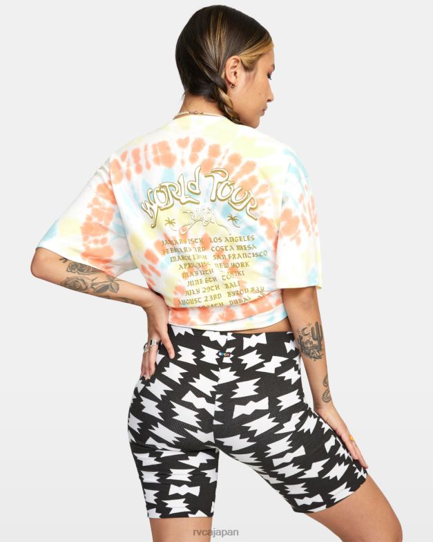 衣類 TP8J1037 黒、白 RVCA 女性 lp x klw プッシュイットバイクショーツ