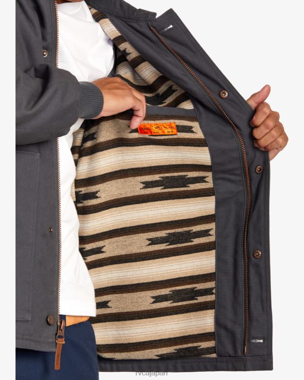 衣類 TP8J1069 ガレージブルー RVCA 男性 チェーンメイルプラスジャケット