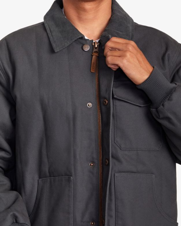 衣類 TP8J1069 ガレージブルー RVCA 男性 チェーンメイルプラスジャケット