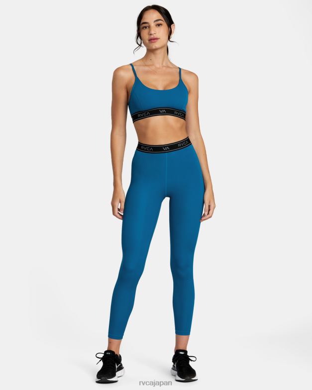 衣類 TP8J1082 ティール RVCA 女性 ベーススポーツブラ