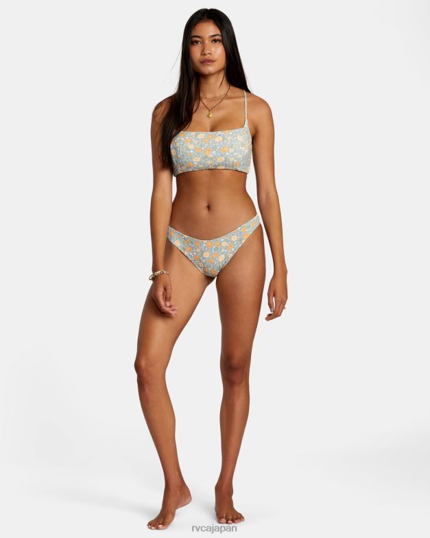 泳ぐ TP8J1123 頁岩 RVCA 女性 マムズリブミディアムビキニボトムス