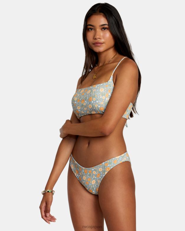 泳ぐ TP8J1123 頁岩 RVCA 女性 マムズリブミディアムビキニボトムス