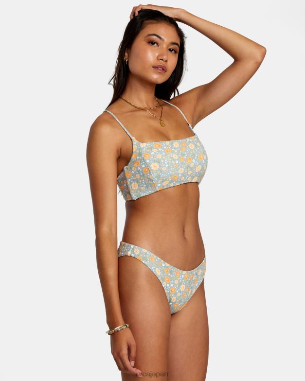 泳ぐ TP8J1123 頁岩 RVCA 女性 マムズリブミディアムビキニボトムス