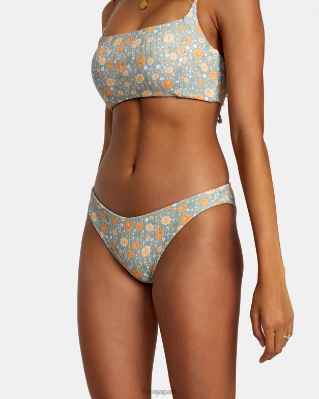 泳ぐ TP8J1123 頁岩 RVCA 女性 マムズリブミディアムビキニボトムス