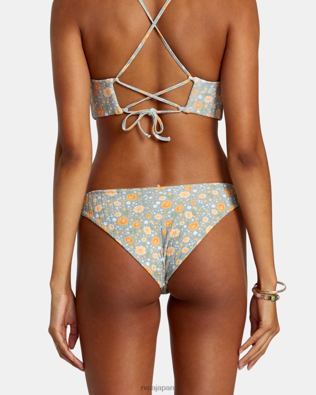 泳ぐ TP8J1123 頁岩 RVCA 女性 マムズリブミディアムビキニボトムス