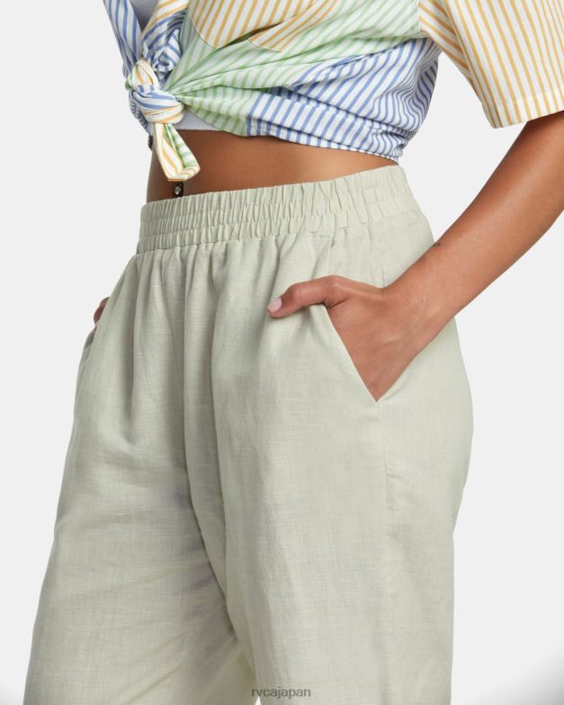 衣類 TP8J1128 チョーク RVCA 女性 新しい夢織りパンツ