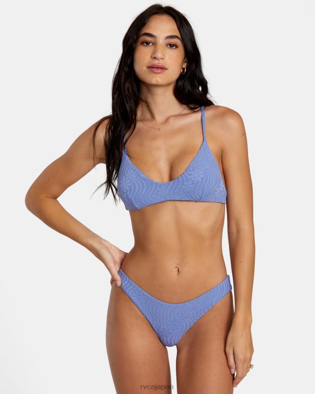 泳ぐ TP8J1132 海岸 RVCA 女性 ぼんやりとしたきらめきの生意気なビキニボトム