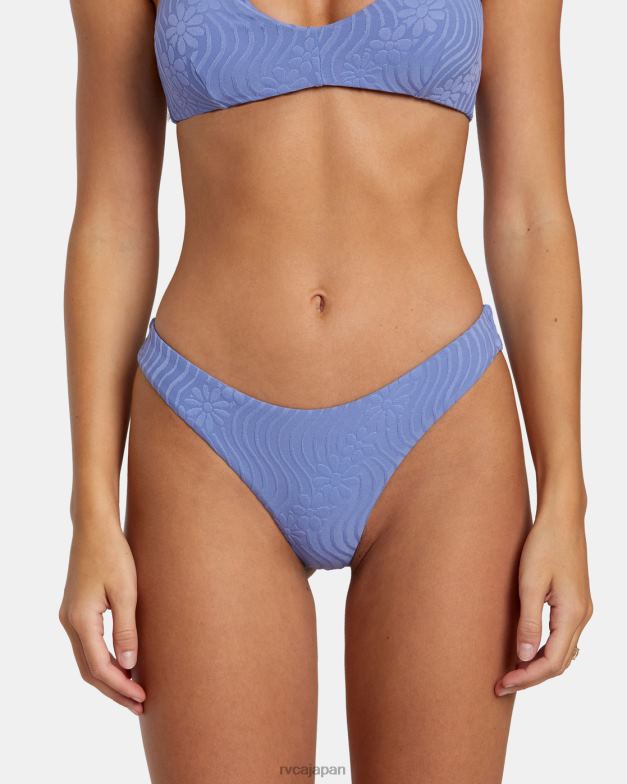 泳ぐ TP8J1132 海岸 RVCA 女性 ぼんやりとしたきらめきの生意気なビキニボトム