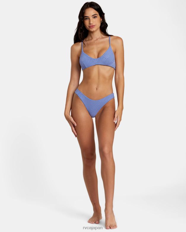 泳ぐ TP8J1132 海岸 RVCA 女性 ぼんやりとしたきらめきの生意気なビキニボトム