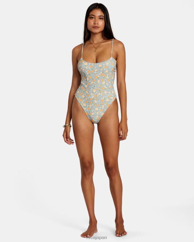 泳ぐ TP8J1138 頁岩 RVCA 女性 マムズリブワンピース水着