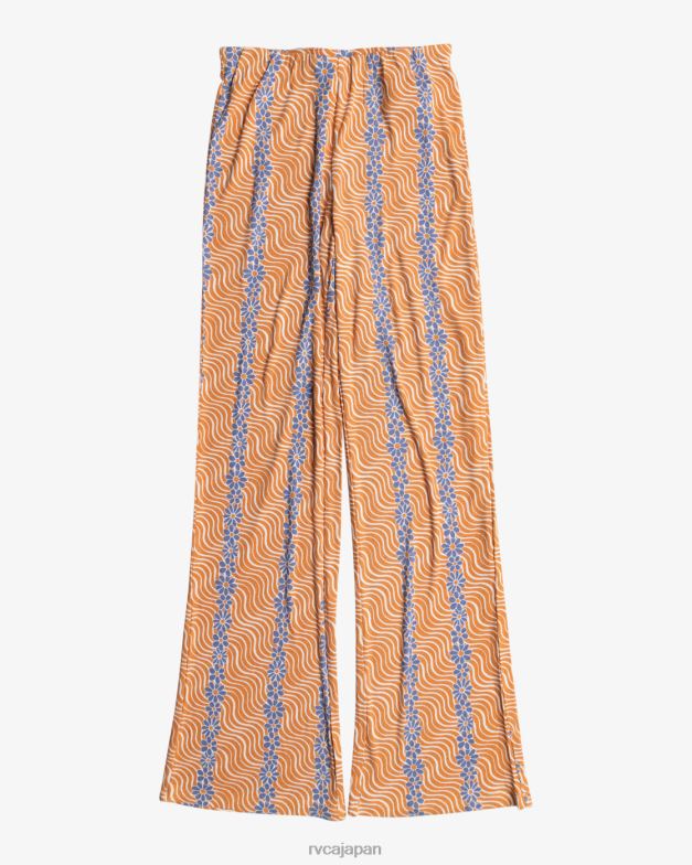 衣類 TP8J1140 タンジェリン RVCA 女性 ハニーストレッチストレートパンツ