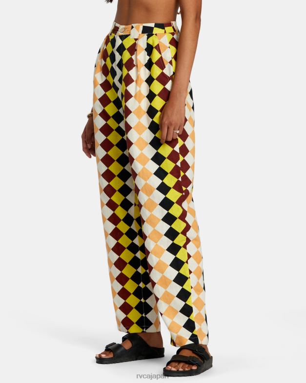 衣類 TP8J1142 マルチ RVCA 女性 グリーンパチャ ペルー ルーズフィット パンツ