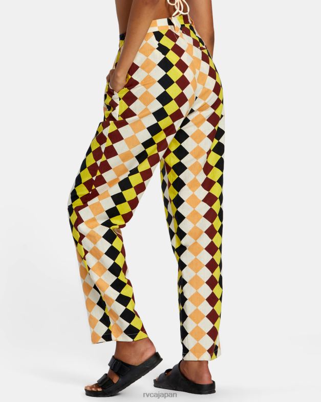 衣類 TP8J1142 マルチ RVCA 女性 グリーンパチャ ペルー ルーズフィット パンツ