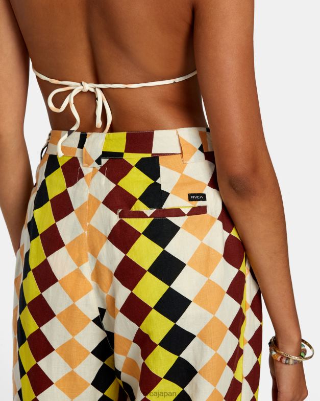 衣類 TP8J1142 マルチ RVCA 女性 グリーンパチャ ペルー ルーズフィット パンツ