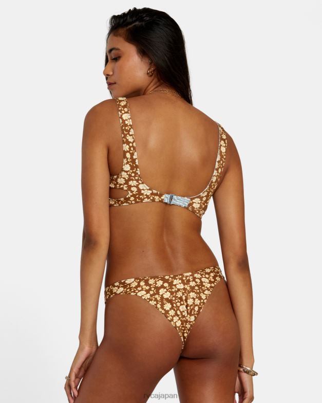 泳ぐ TP8J1153 頁岩 RVCA 女性 マイクロマジックリバーシブルハイレグビキニボトムス