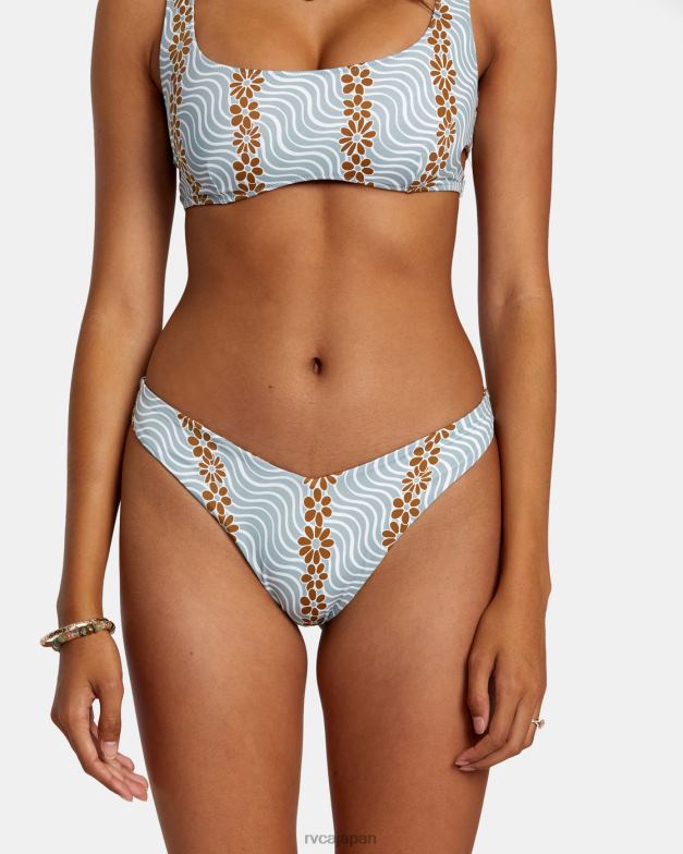 泳ぐ TP8J1153 頁岩 RVCA 女性 マイクロマジックリバーシブルハイレグビキニボトムス