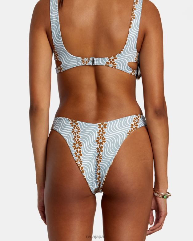 泳ぐ TP8J1153 頁岩 RVCA 女性 マイクロマジックリバーシブルハイレグビキニボトムス
