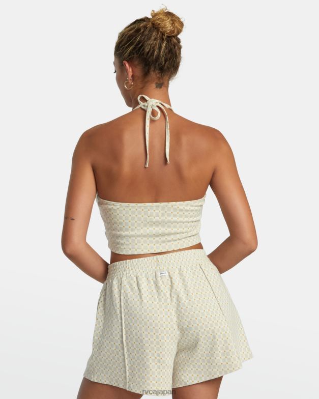 衣類 TP8J1165 雲 RVCA 女性 サンライズホルタートップ