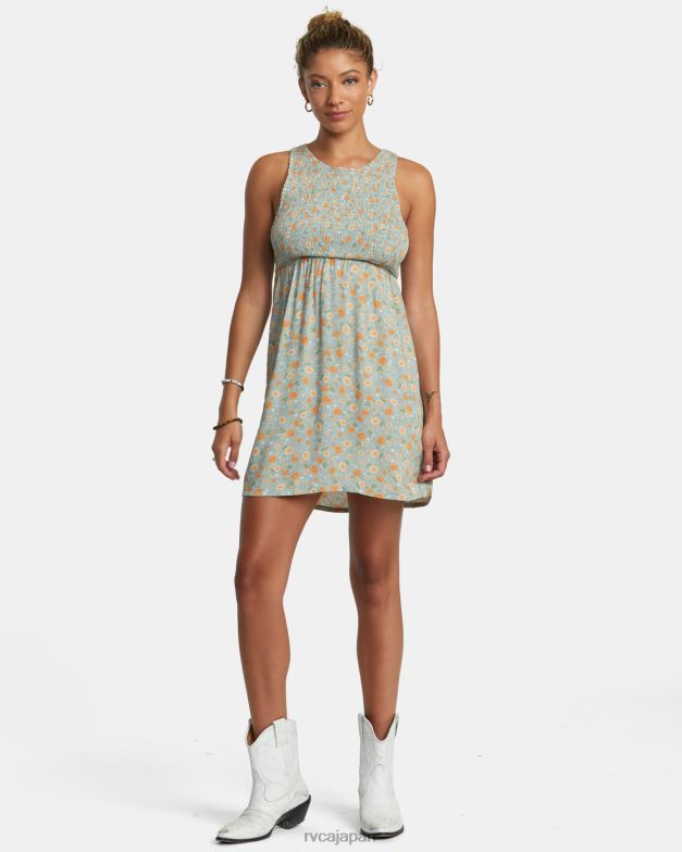 衣類 TP8J1169 頁岩 RVCA 女性 トリガーミニドレス