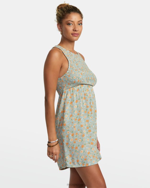 衣類 TP8J1169 頁岩 RVCA 女性 トリガーミニドレス