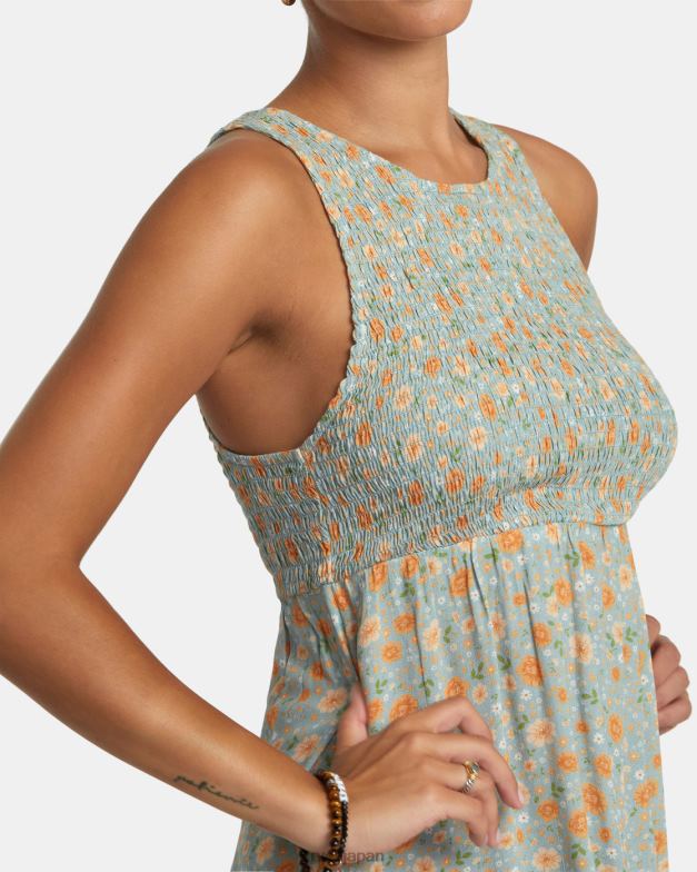 衣類 TP8J1169 頁岩 RVCA 女性 トリガーミニドレス