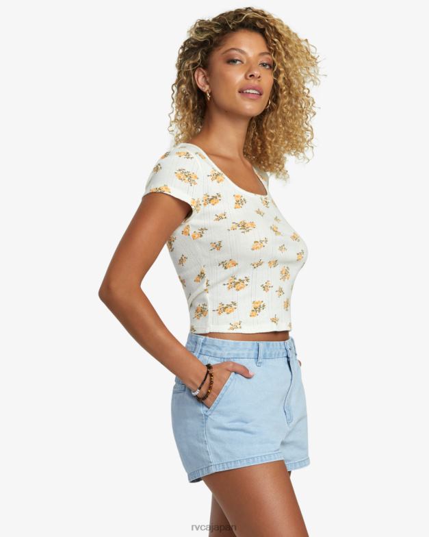 衣類 TP8J1185 ライトヴィンテージウォッシュ RVCA 女性 週末のデニムショートパンツ