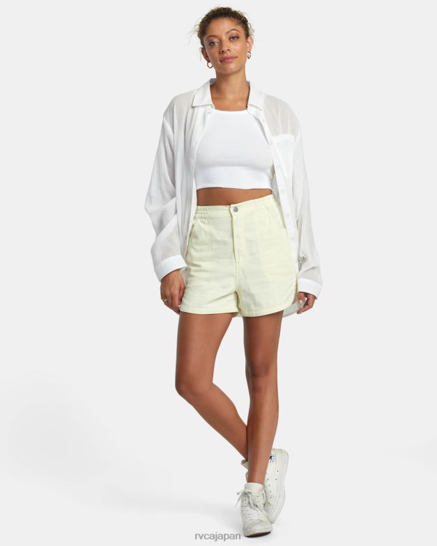 衣類 TP8J1188 自然 RVCA 女性 ベニスキャンバスキャンバスショーツ