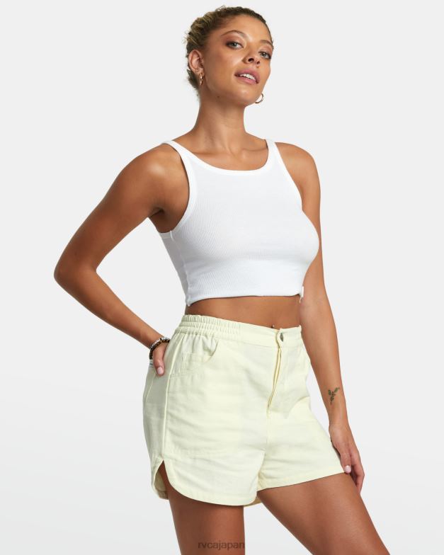 衣類 TP8J1188 自然 RVCA 女性 ベニスキャンバスキャンバスショーツ