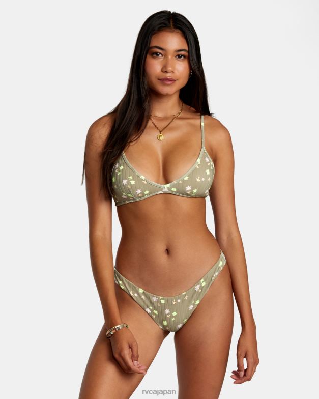 泳ぐ TP8J1189 アロエ RVCA 女性 デコパージュ生意気なビキニボトムス