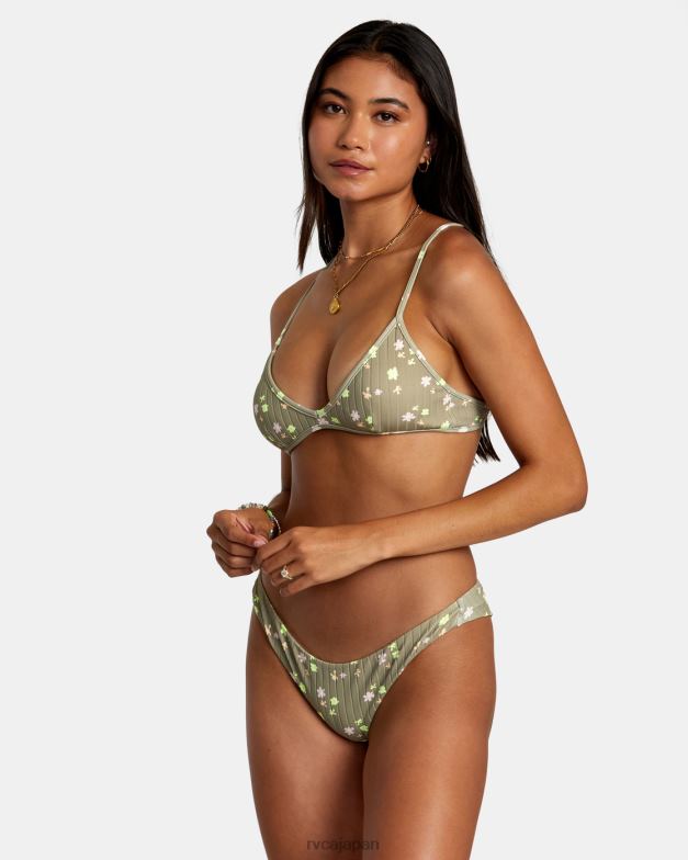 泳ぐ TP8J1189 アロエ RVCA 女性 デコパージュ生意気なビキニボトムス