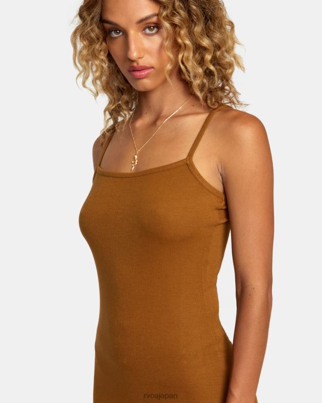 衣類 TP8J1198 シエナ RVCA 女性 スリンクミディドレス