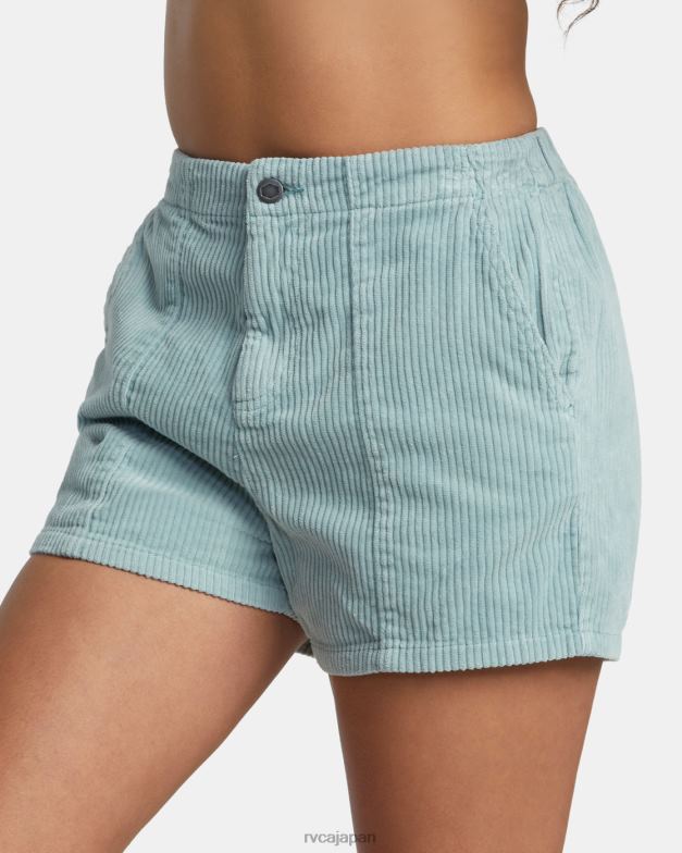 衣類 TP8J1200 頁岩 RVCA 女性 デイライトコーデュロイショートパンツ