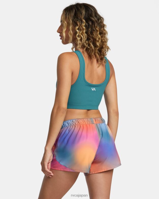 衣類 TP8J1205 バラのグラデーション RVCA 女性 ローズマチャドトレーニングショーツ