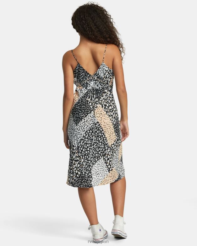 衣類 TP8J1206 黒 RVCA 女性 ああ、主よ、ミディドレス