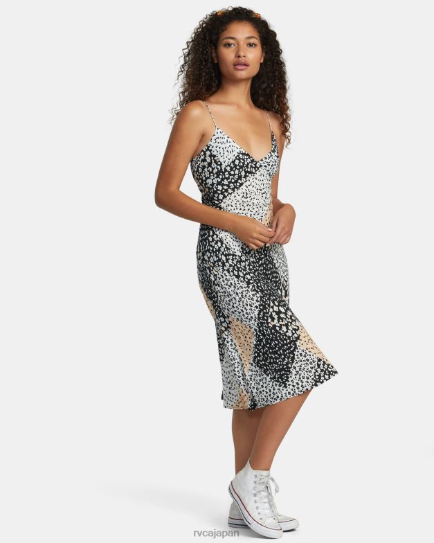 衣類 TP8J1206 黒 RVCA 女性 ああ、主よ、ミディドレス