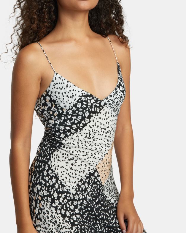 衣類 TP8J1206 黒 RVCA 女性 ああ、主よ、ミディドレス