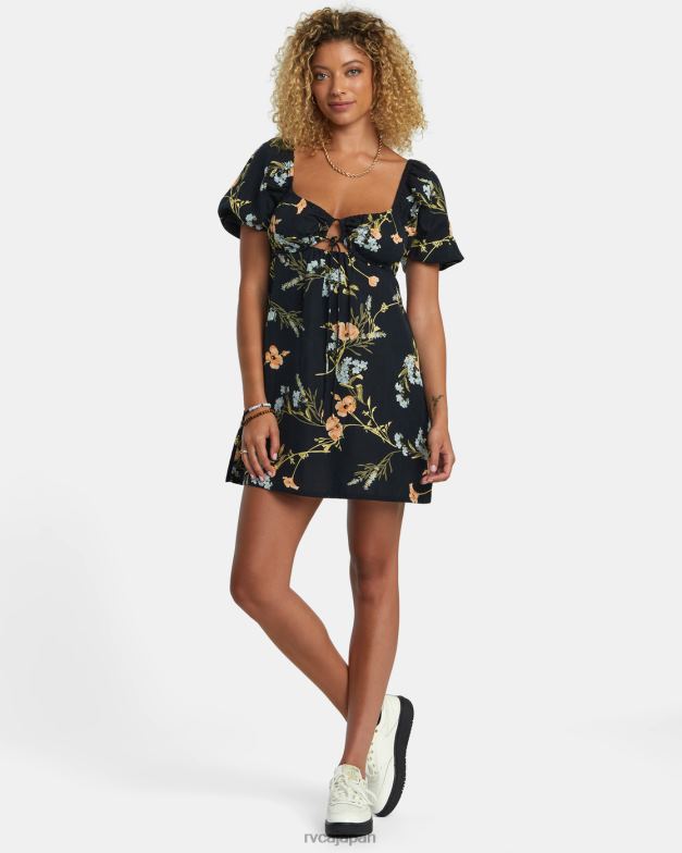 衣類 TP8J1211 黒 RVCA 女性 甘いトークミニドレス