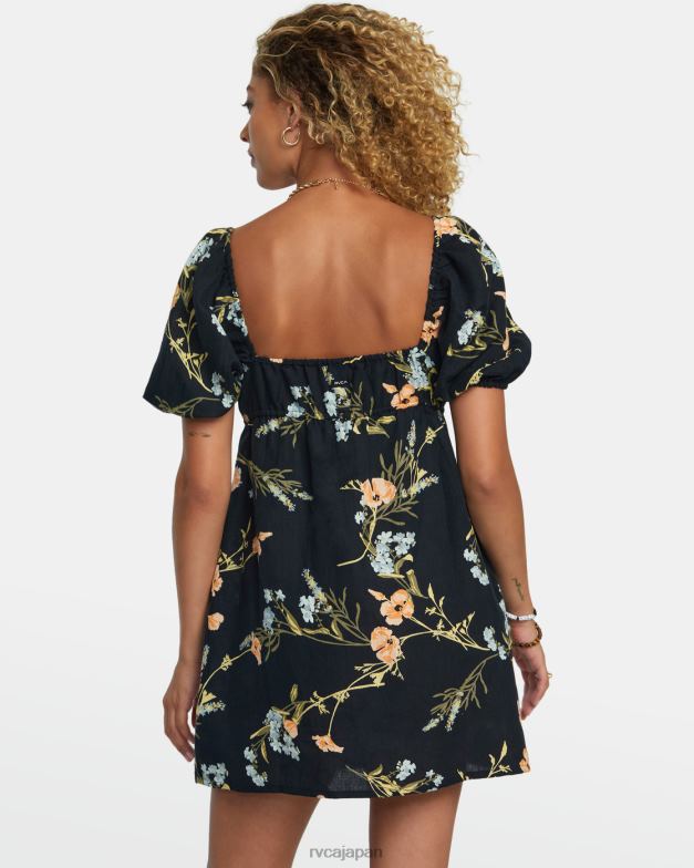 衣類 TP8J1211 黒 RVCA 女性 甘いトークミニドレス