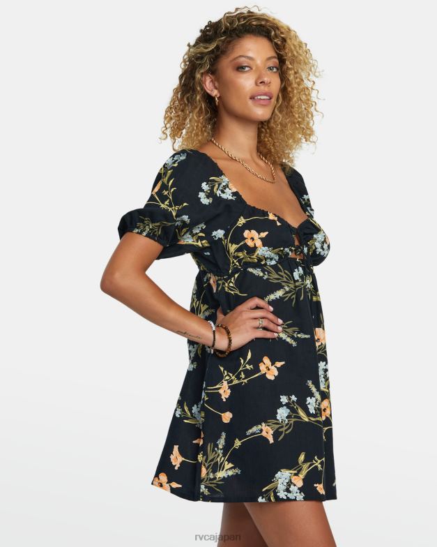 衣類 TP8J1211 黒 RVCA 女性 甘いトークミニドレス