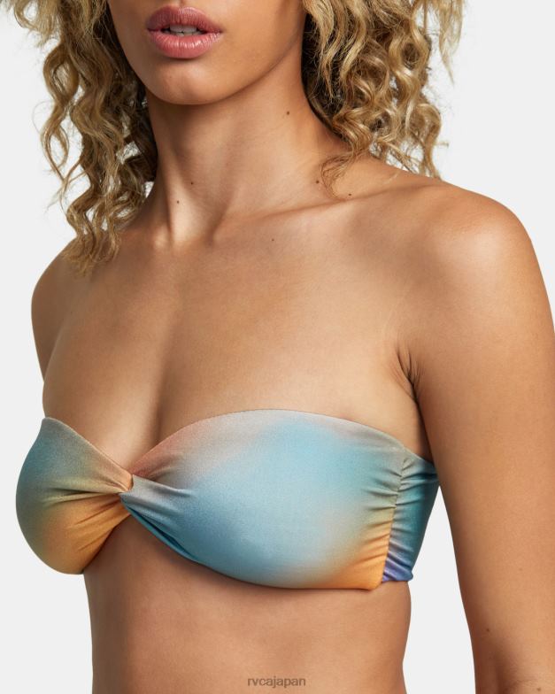 泳ぐ TP8J1213 マルチ RVCA 女性 サンセット ローズ マシャド バンドゥ ビキニ トップ