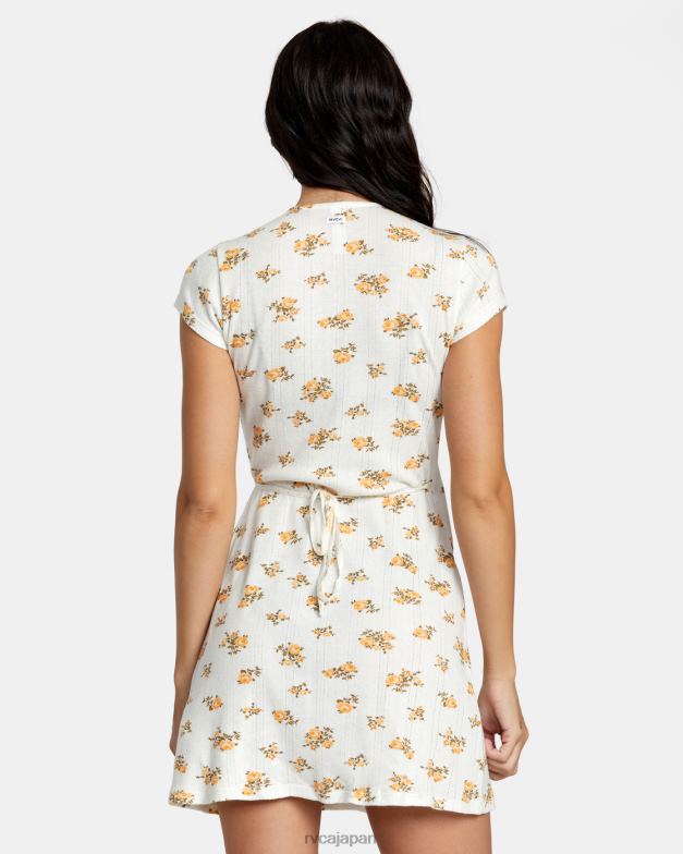 衣類 TP8J1215 白いささやき声 RVCA 女性 マディポインテール ラップドレス