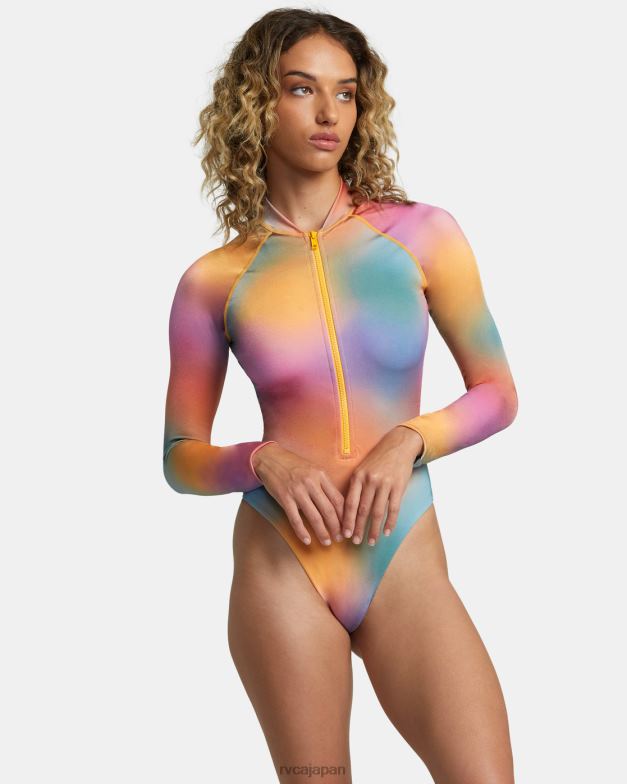 泳ぐ TP8J1219 マルチ RVCA 女性 ローズ・マチャド ワンピース水着