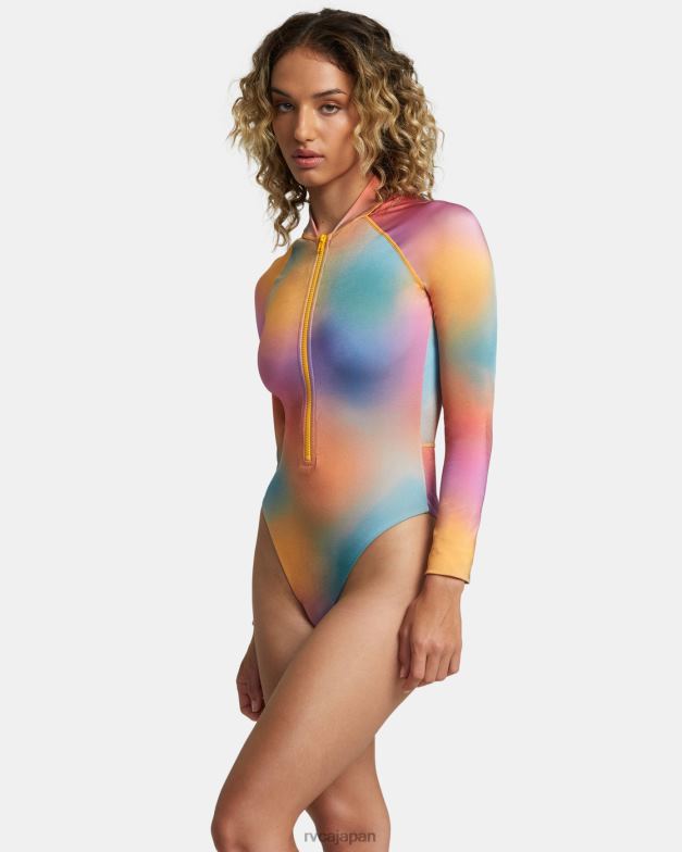 泳ぐ TP8J1219 マルチ RVCA 女性 ローズ・マチャド ワンピース水着