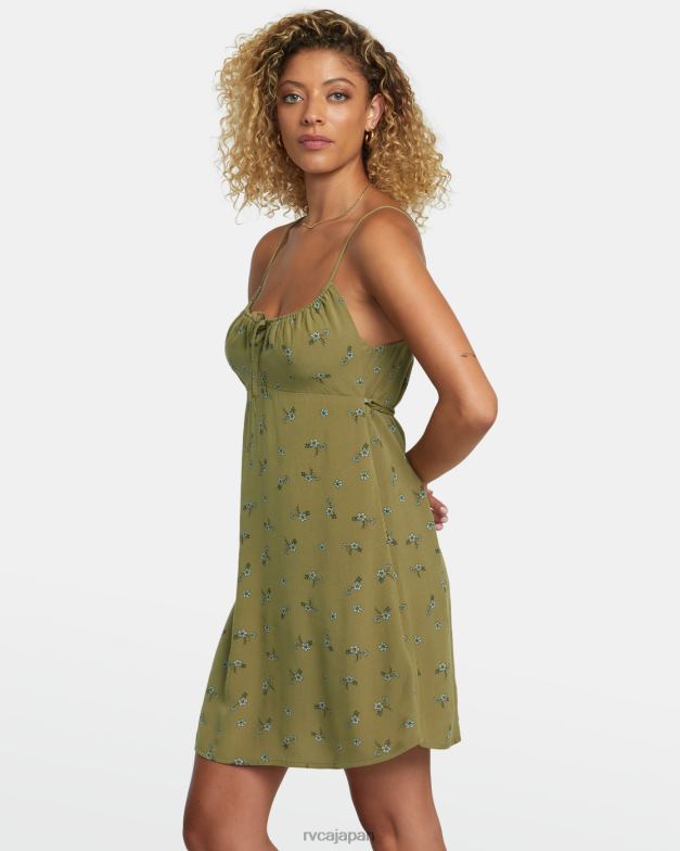 衣類 TP8J1224 アロエ RVCA 女性 ヒルサイドミニドレス
